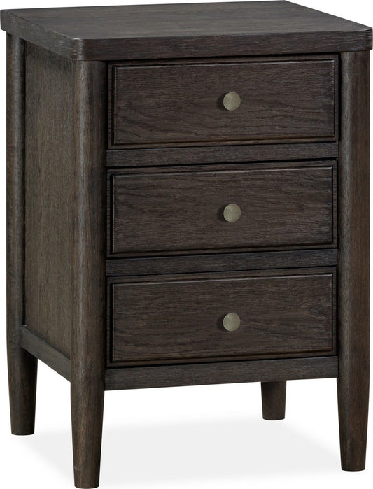 Modus Furniture - Rockport Three Drawer Small Nightstand in Yin - QBTS81D view 1