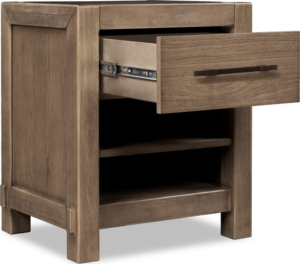 Modus Furniture - Roycroft 1 Drw NS - Hrvst Wood - XF3C81 view 3