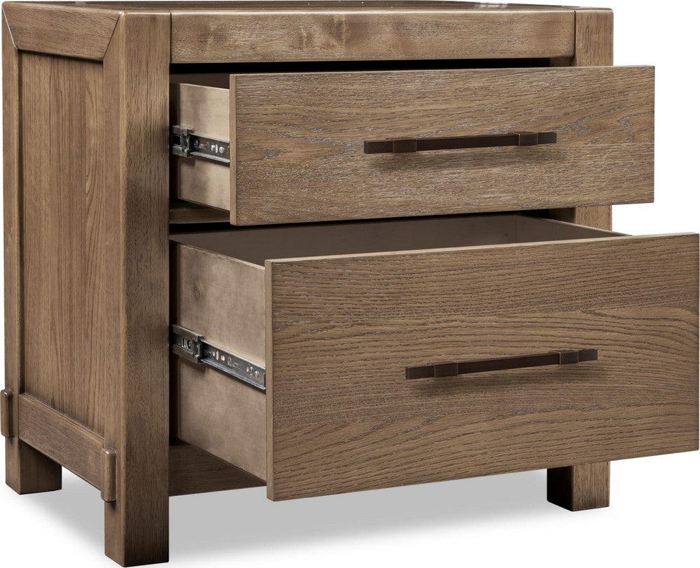 Modus Furniture - Roycroft 2 Drw NS - Hrvst Wood - XF3C81B view 3