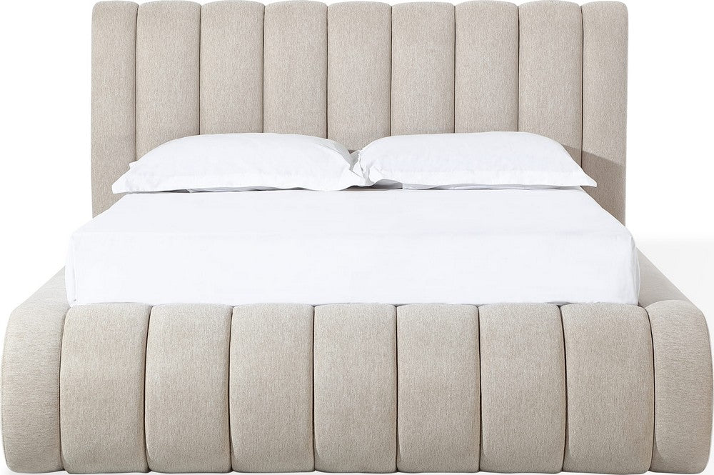 Modus Furniture - Savage California King-size Maximalist Upholstered Bed in Sandy Chenille - SRXKH6 view 2