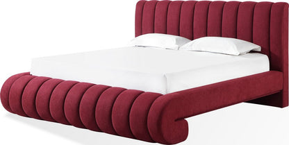 Modus Furniture - Savage King-size Maximalist Upholstered Bed in Ruby Chenille - SRWLH7 view 1