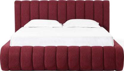Modus Furniture - Savage Queen-size Maximalist Upholstered Bed in Ruby Chenille - SRWLH5 view 2