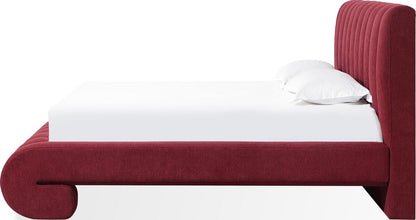 Modus Furniture - Savage Queen-size Maximalist Upholstered Bed in Ruby Chenille - SRWLH5 view 3