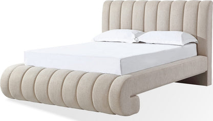 Modus Furniture - Savage Queen-size Maximalist Upholstered Bed in Sandy Chenille - SRXKH5 view 1