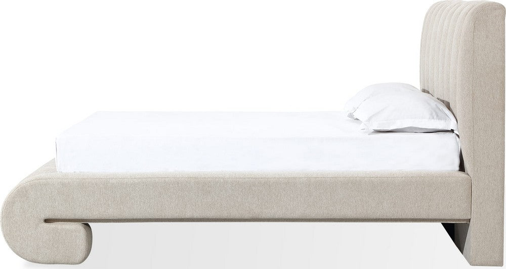 Modus Furniture - Savage Queen-size Maximalist Upholstered Bed in Sandy Chenille - SRXKH5 view 3
