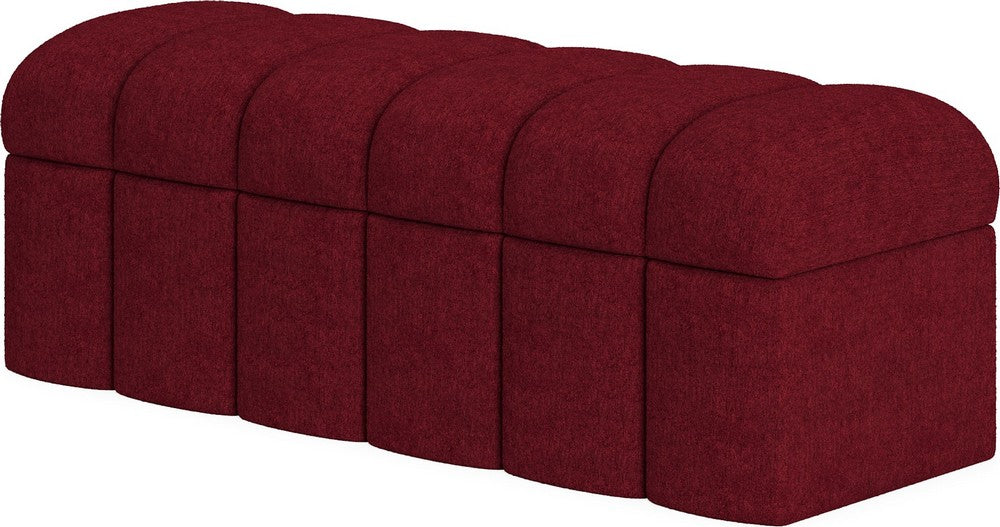 Modus Furniture - Savage Upholstered Storage Bench in Ruby Chenille - SRWL88 view 1
