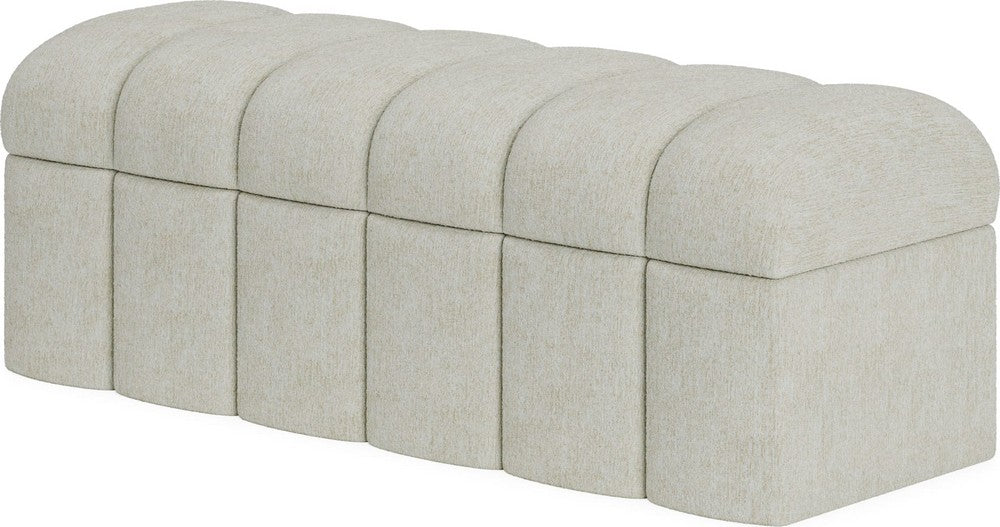 Modus Furniture - Savage Upholstered Storage Bench in Sandy Chenille - SRXK88 view 1