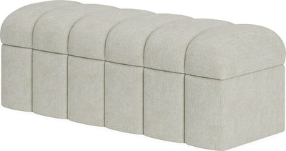 Modus Furniture - Savage Upholstered Storage Bench in Sandy Chenille - SRXK88 view 1