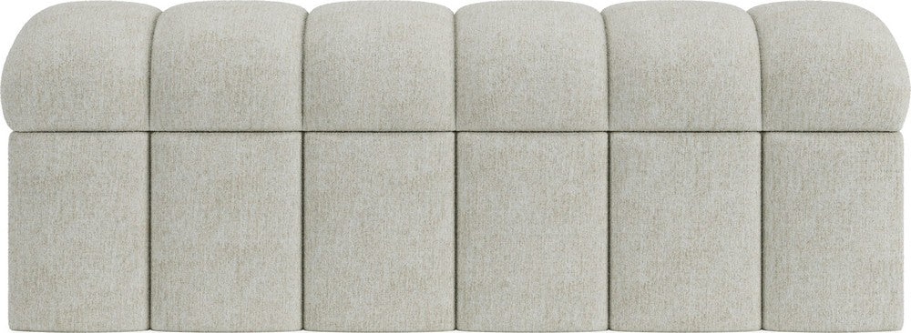Modus Furniture - Savage Upholstered Storage Bench in Sandy Chenille - SRXK88 view 2