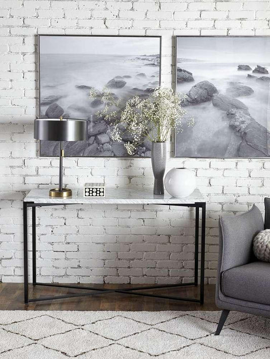 Modus Furniture - Saxon Console Table in Matte Black - A9R323 veiw 1