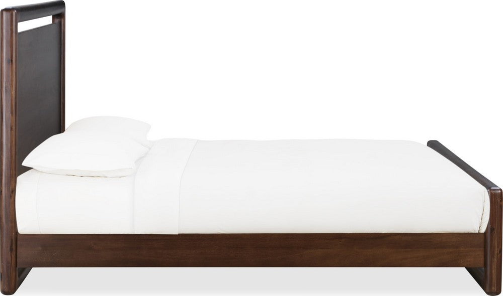 Modus Furniture - Sol California King-size Acacia Wood Platform Bed in Brown Spice - NXLJH6 view 3