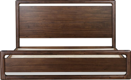 Modus Furniture - Sol Full-size Acacia Wood Platform Bed in Brown Spice - NXLJH4 view 5