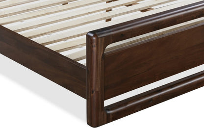 Modus Furniture - Sol Full-size Acacia Wood Platform Bed in Brown Spice - NXLJH4 view 6