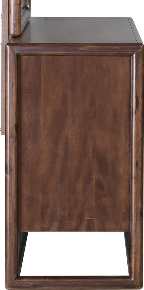 Modus Furniture - Sol Six Drawer Acacia Wood Dresser in Brown Spice - NXLJ82 view 3