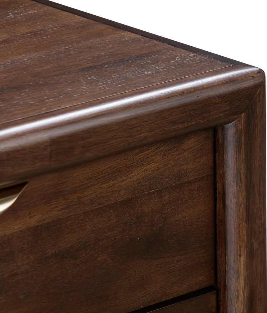 Modus Furniture - Sol Two Drawer USB-Charging Nightstand in Brown Spice - NXLJ81 view 4