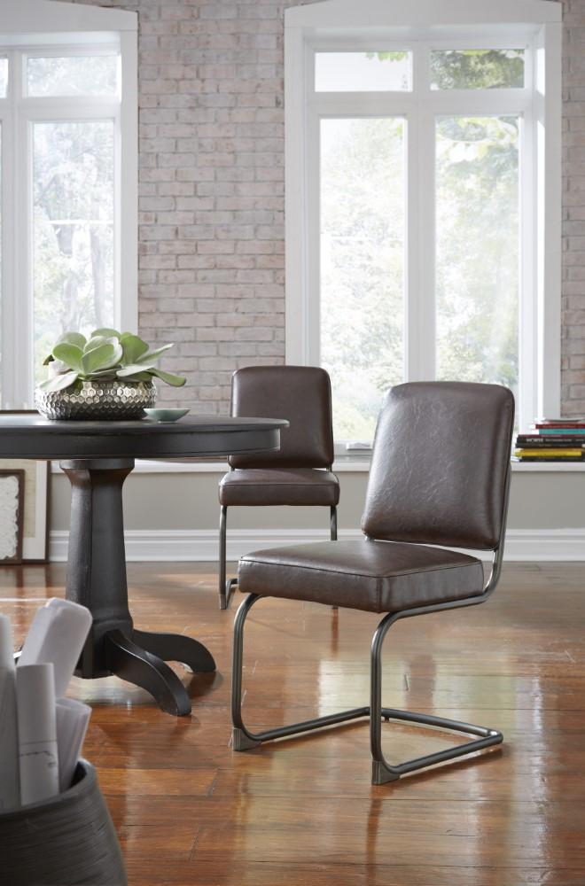 Modus Furniture - State Breuer-style Dining Chair in Chocolate (Set of 2) - 9LF866S_CLOSEOUT veiw 2
