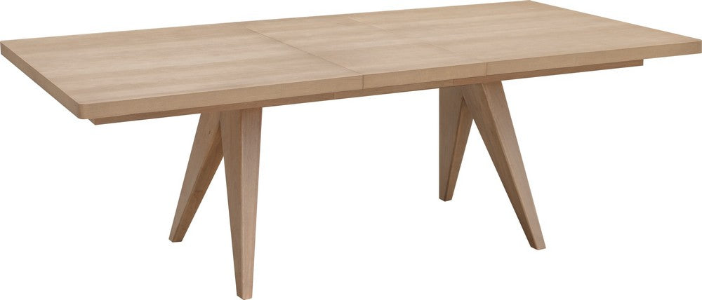 Modus Furniture - Sumire Ash Wood Rectangular Extension Table in Ginger - QETW61 view 1