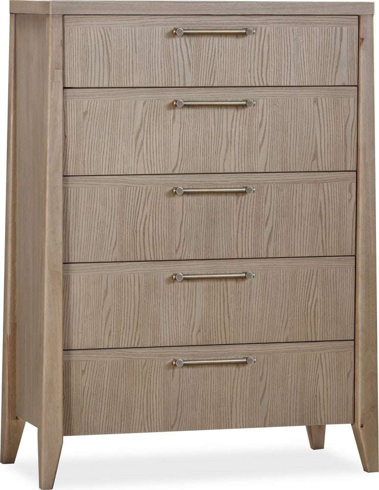 Modus Furniture - Sumire Five Drawer Ash Wood Chest in Ginger - QETW84 view 1