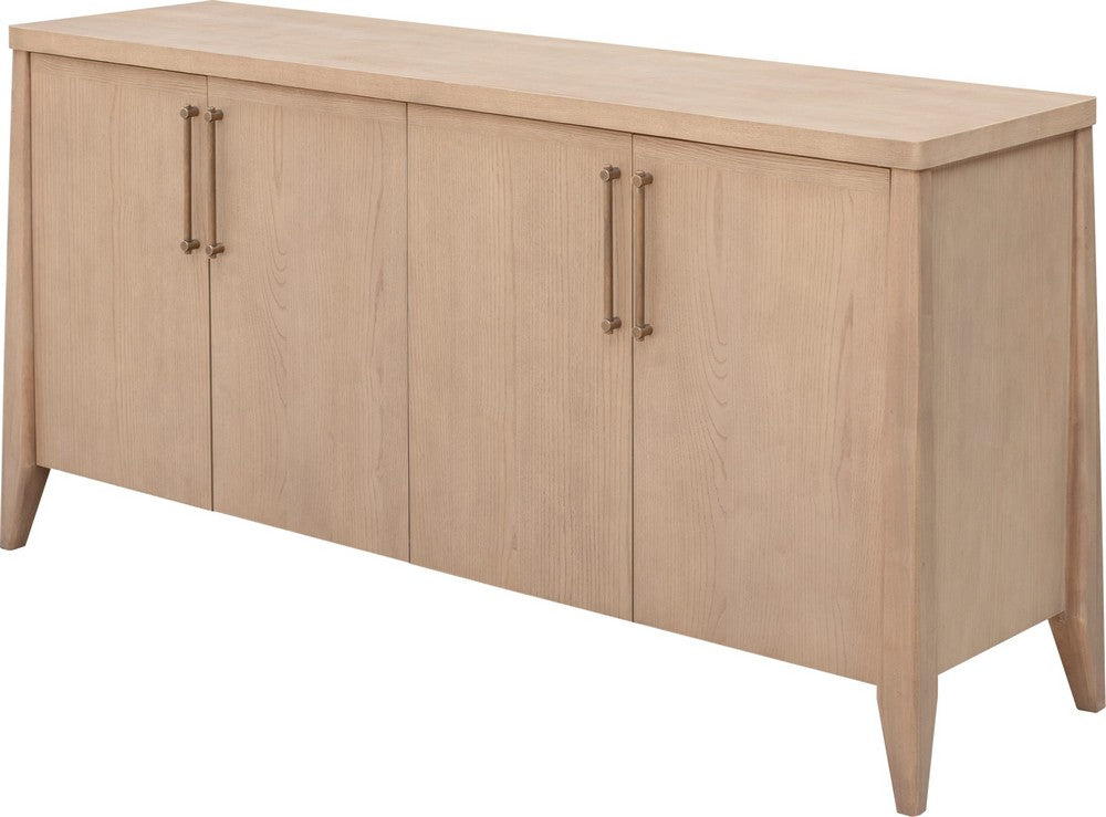 Modus Furniture - Sumire Four Door Ash Wood Sideboard in Ginger - QETW78 view 1