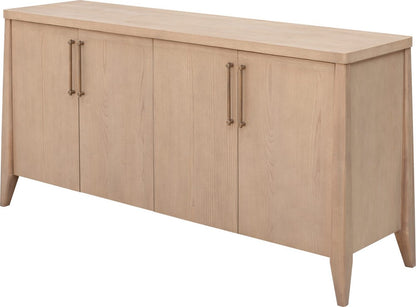 Modus Furniture - Sumire Four Door Ash Wood Sideboard in Ginger - QETW78 view 1