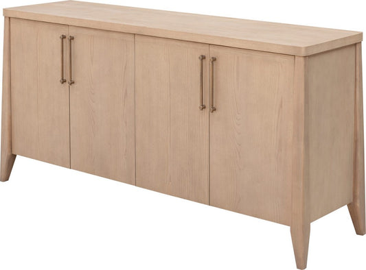 Modus Furniture - Sumire Four Door Ash Wood Sideboard in Ginger - QETW78 view 1