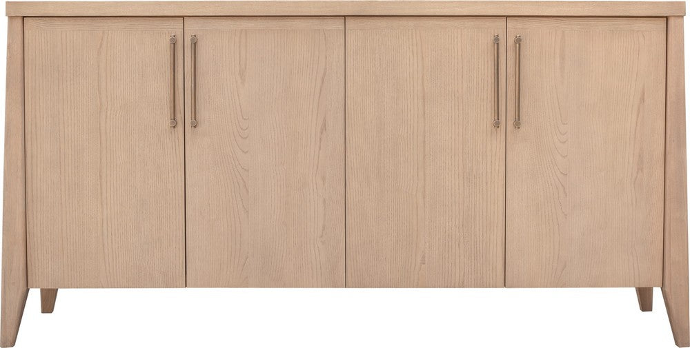Modus Furniture - Sumire Four Door Ash Wood Sideboard in Ginger - QETW78 view 2