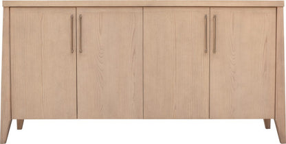 Modus Furniture - Sumire Four Door Ash Wood Sideboard in Ginger - QETW78 view 2