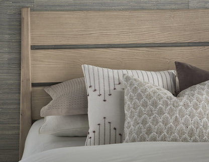 Modus Furniture - Sumire Queen-size Slatted Ash Wood Platform Bed in Ginger - QETWH5 view 7
