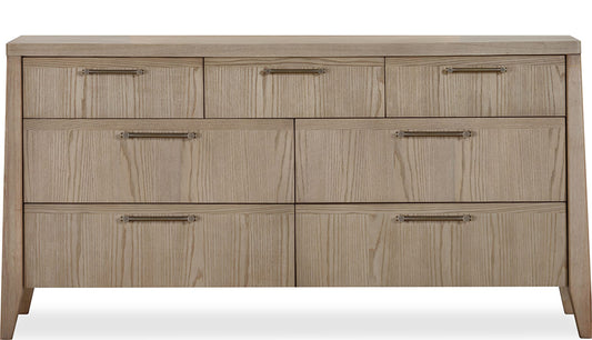 Modus Furniture - Sumire Seven Drawer Ash Wood Dresser in Ginger - QETW82 view 2