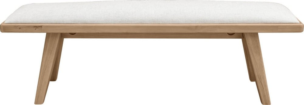 Modus Furniture - Sumire Upholstered Bench in Ginger and Natural Linen - QETW80 view 2