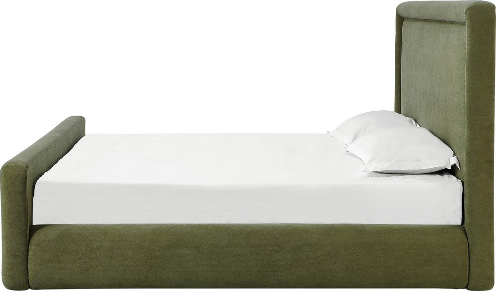 Modus Furniture - Summit Uph CKing Bed - Moss - WG2JH6 view 3
