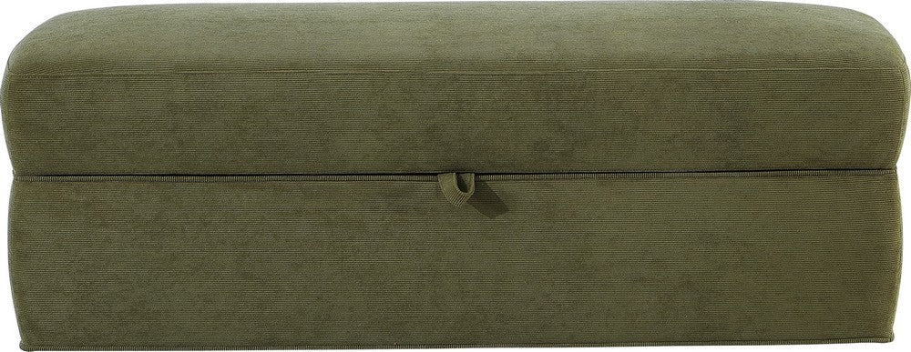 Modus Furniture - Summit Uph Strg Bench - Moss - WG2J91 view 1