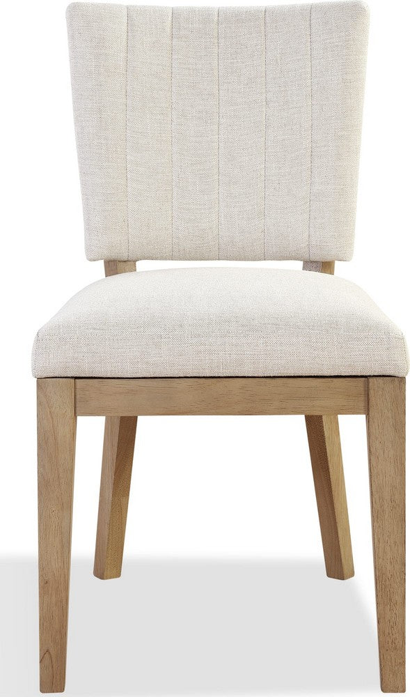 Modus Furniture - Sumner Channel Back Upholstered Dining Chair in Natural - NDMT64_1 view 2