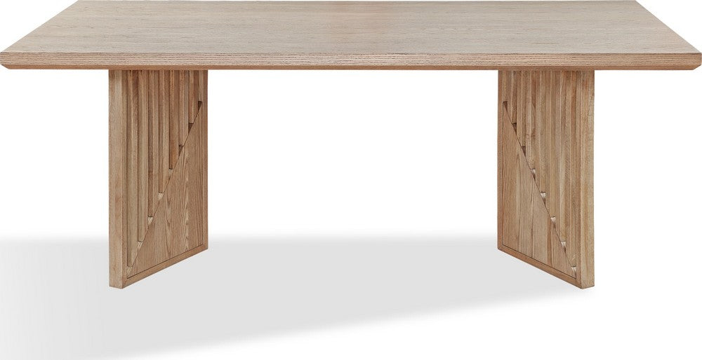 Modus Furniture - Sumner Double Pedestal Oak Dining Table in Natural - NDMT60 view 2