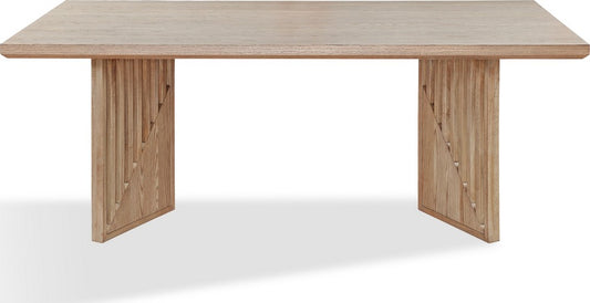 Modus Furniture - Sumner Double Pedestal Oak Dining Table in Natural - NDMT60 view 2