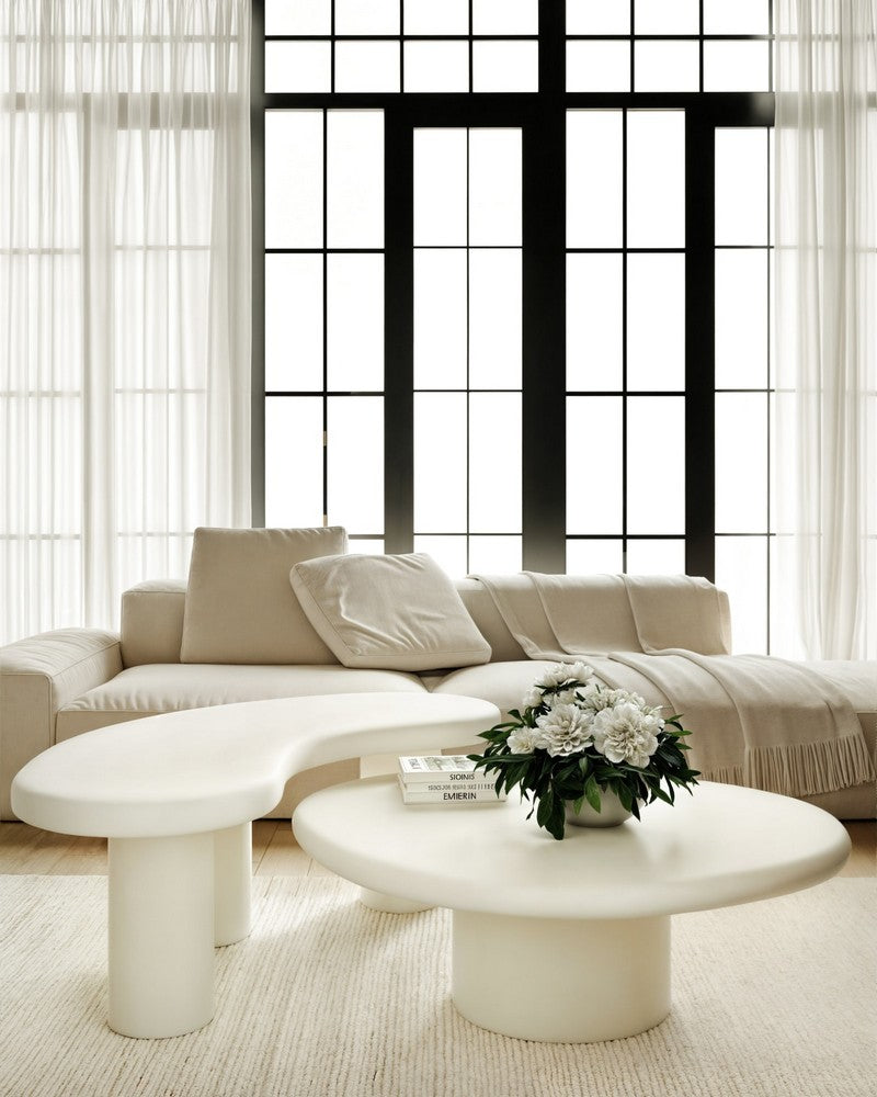Modus Furniture - Sven Tall Wooden Coffee Table in Rice - QTUJ21L view 5