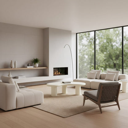 Modus Furniture - Sven Tall Wooden Coffee Table in Rice - QTUJ21L view 7