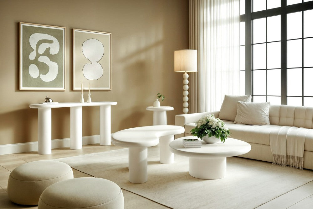 Modus Furniture - Sven Tall Wooden Coffee Table in Rice - QTUJ21L view 8