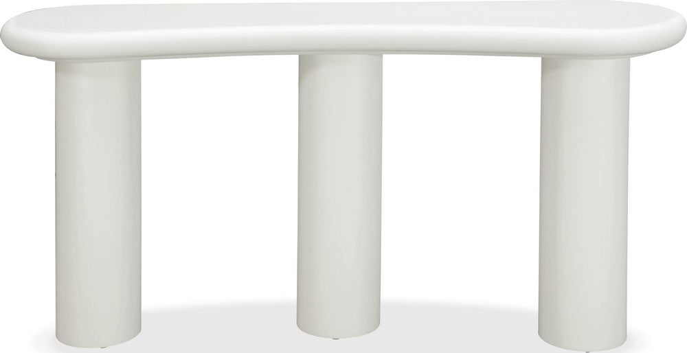 Modus Furniture - Sven Wooden Console Table in Rice - QTUJ23 view 1