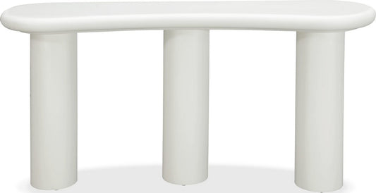 Modus Furniture - Sven Wooden Console Table in Rice - QTUJ23 view 1