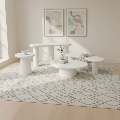 Modus Furniture - Sven Wooden End Table in Rice - QTUJ22 view 5