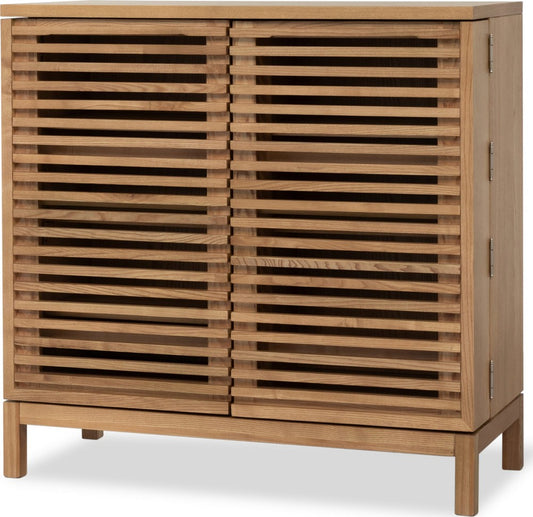Modus Furniture - Tanner Bar Cabinet - Flaxen - QPUD80 view 1