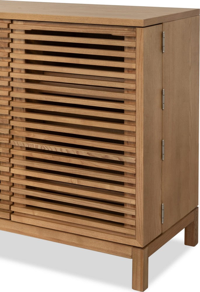 Modus Furniture - Tanner Bar Cabinet - Flaxen - QPUD80 view 4