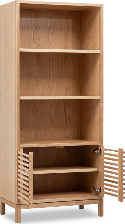 Modus Furniture - Tanner Bookcase - Flaxen - QPUD19 view 3