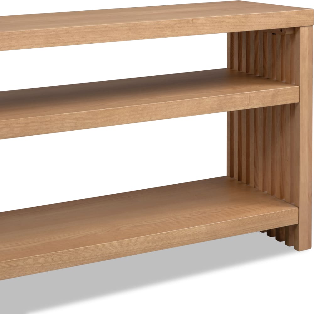 Modus Furniture - Tanner Console Table - Flaxen - QPUD23 view 8