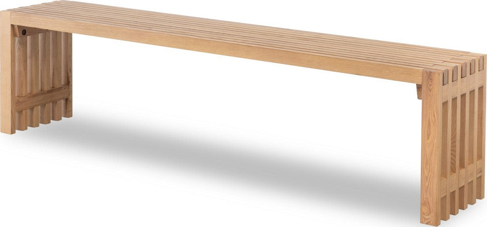 Modus Furniture - Tanner Dining Bench - Flaxen - QPUD65 view 1