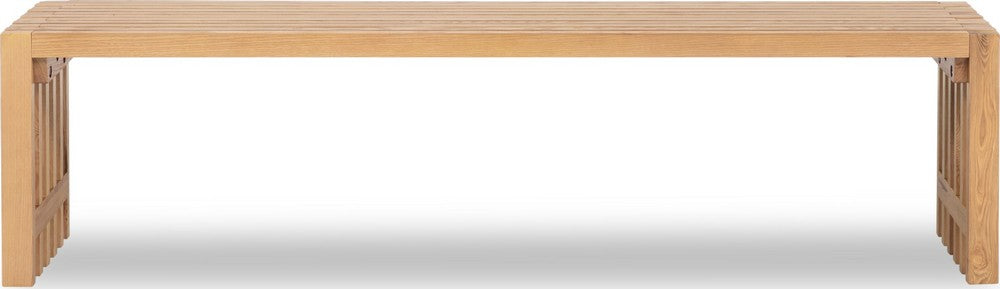 Modus Furniture - Tanner Dining Bench - Flaxen - QPUD65 view 2