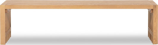 Modus Furniture - Tanner Dining Bench - Flaxen - QPUD65 view 2