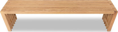 Modus Furniture - Tanner Dining Bench - Flaxen - QPUD65 view 3