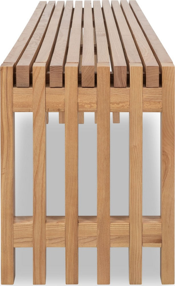 Modus Furniture - Tanner Dining Bench - Flaxen - QPUD65 view 4